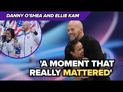 Ellie Kam & Danny O’Shea React to Olympic Gold in Team Figure Skating | Team USA