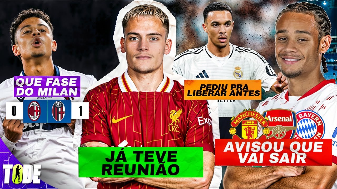 WIRTZ FOI A LIVERPOOL NEGOCIAR l BOLOGNA É CAMPEÃO APÓS 51 ANOS l SIMONS PEDE PRA SAIR l ARNOLD E+