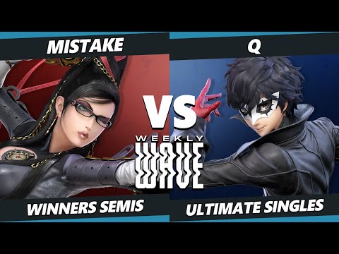 Weekly Wave 25 Winners Semis - Mistake (Bayonetta) Vs. Q (Joker) SSBU Ultimate Tournament