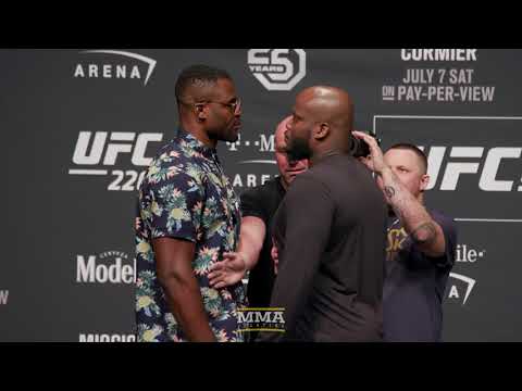 UFC 226: Francis Ngannou vs. Derrick Lewis Staredown - MMA Fighting