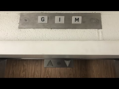 [EL] Neat 1980 Dover Traditional Hydraulic Elevator at Burke County Public Library (Morganton, NC)