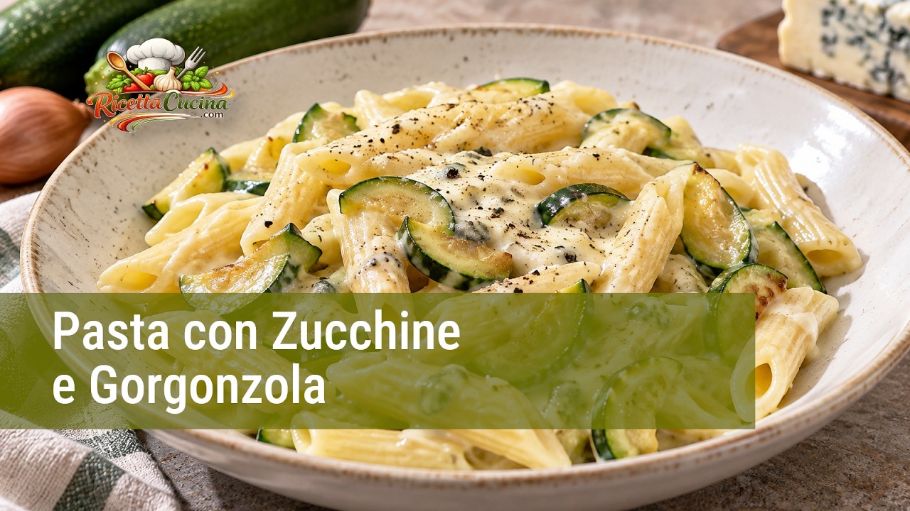 Anteprima video di Pasta con Zucchine e Gorgonzola