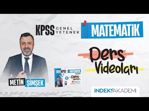 16 - 2026 KPSS - Matematik - Temel Kavramlar - II - Metin ŞİMŞEK