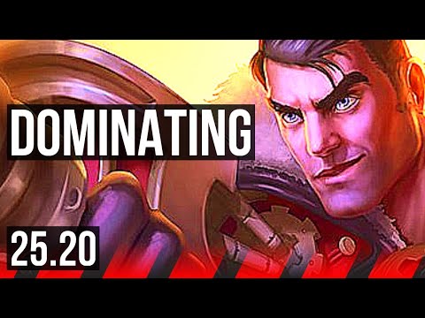 JAYCE vs GAREN (TOP) | 47k DMG, 600+ games, Dominating | EUW Master | 25.20