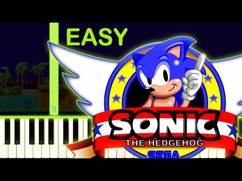 Sonic The Hedgehog | Title Screen Theme - EASY Piano Tutorial #shorts