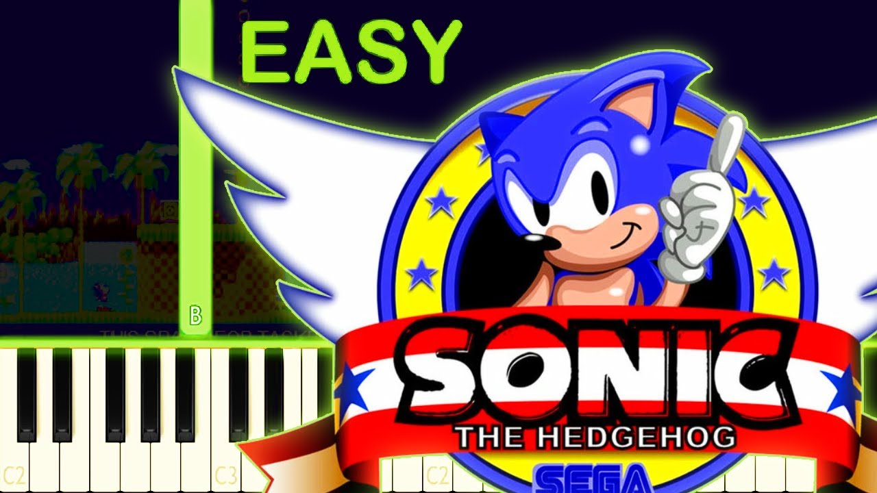 Sonic The Hedgehog | Title Screen Theme - EASY Piano Tutorial #shorts