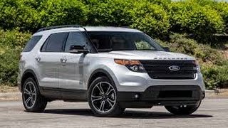 2015 Ford Explorer Start Up and Review 3.5 L Twin Turbo V6