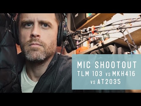 Voiceover Mics - TLM103 vs MKH416 vs AT2035