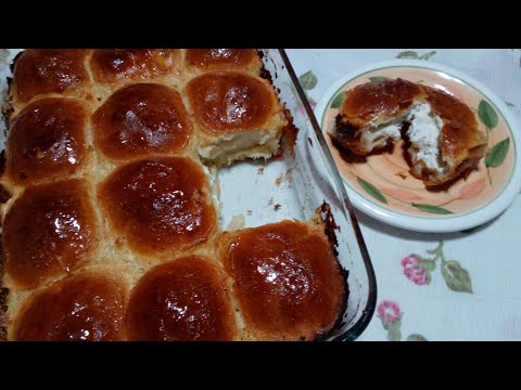 بريوشب بجبنة الكريمةمسقية بخلطة رائعةتجعله جدا هش.