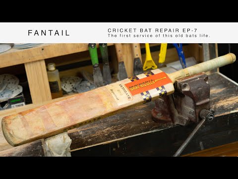 Cricket Bat Repair EP-7 - The first service of this old bats life.