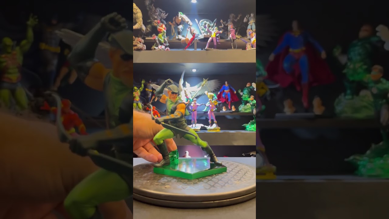 GREEN ARROW DC COMICS #colecionageek #marvelcomic #viral #actionfigure #alightmotionedit