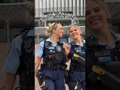 Australia police officers work at the Taylor Swift Eras Tour concert ❤️ #shorts #taylorswift
