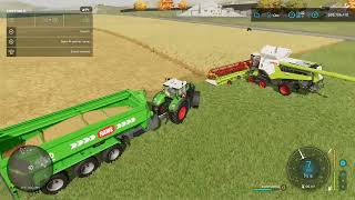 Farming simulator 22 Raven Port Xbox one grain cart #farmingsimulator22 #xboxone #tractor 