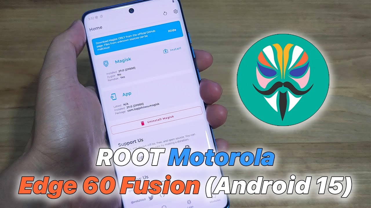 ROOT Motorola Edge 60 Fusion (Android 15)