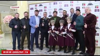 Рамзан Кадыров наградил победителей музыкальной премии «Национальная пятерка-2015»