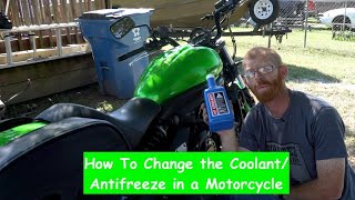 How to Change Motorcycle Coolant Antifreeze: Kawasaki Vulcan S 650