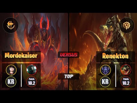 Sword MORDEKAISER (Top) [Conqueror] VS RENEKTON - Diamond KR Patch 10.2Mordekaiser