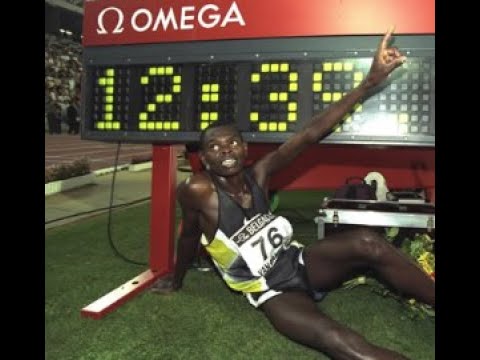 Danie l Komen  Fantastic  Kenyan 5000m WORLD RECORD (1997)Brussels BEL.