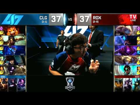 [03/10/2016] CLG vs ROX Vòng Bảng CKTG 2016
