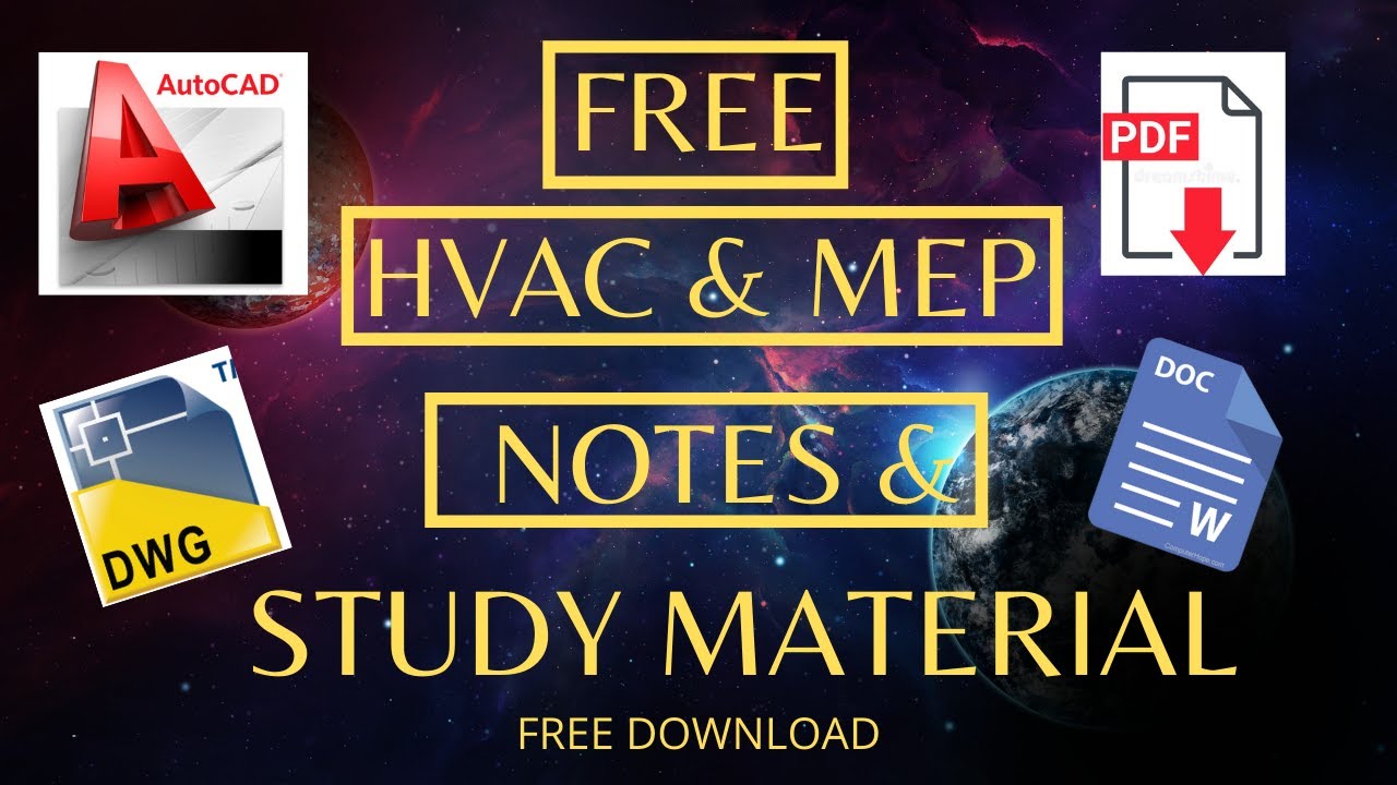 FREE HVAC & MEP COURSE, NOTES & STUDY MATERIAL IN PDF, DOCS & DWG FILES | mepwork.com