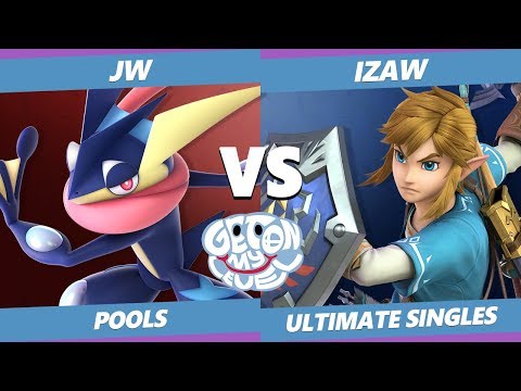 GOML 2019 SSBU - JW (Greninja) Vs. Izaw (Link) Smash Ultimate Tournament Pools