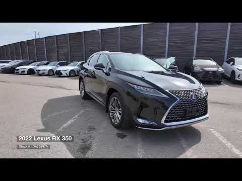 2022 Lexus RX 350 Auto in Black for sale at Ken Shaw Lexus in Toronto, ON