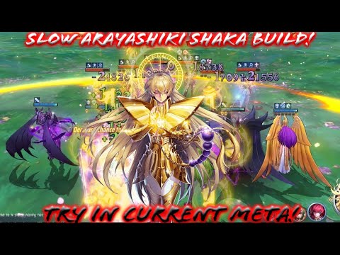 Saint Seiya: Awakening (KOTZ) - Arayashiki Shaka Slow Build in Current Meta Test!
