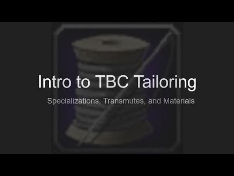 Intro to Tailoring Sets for TBC
