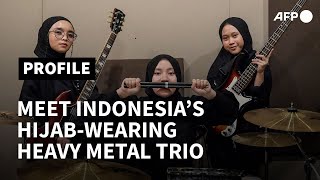 Download lagu Indonesia's hijab headbangers trade village life for metal heaven | AFP mp3
