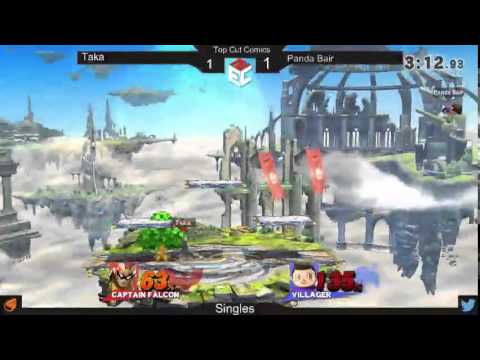 (E2C) Top Cut Comics (Singles): Taka (Captain Falcon) vs. Panda Bair (Villager)