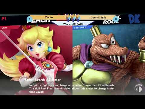 VTT #52: Zinoto (Peach) vs Gooshi | Zyth (King K. Rool)