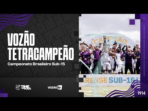Base | Ceará é tetracampeão do Campeonato Cearense Sub-15