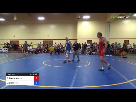 2018 Marine Corps US Open/Masters E Greco Roman 88 RR Rnd 3 - Stephen Contarino (Unat) Vs. Jeff Da