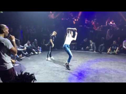 Abby & Yasmin vs Norah & Yarah finale kids battle Raw Essence Zwolle 2017