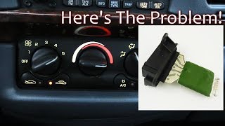 Vehicle Heat/AC Only Blows on High--How to Fix