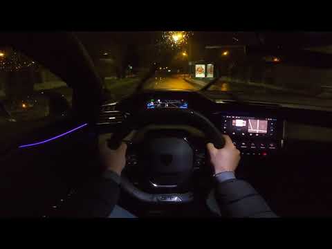 Nouvelle PEUGEOT 308 GT PACK 2022 - Essai Nuit POV