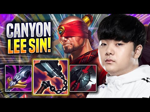 CANYON IS SO GOOD WITH LEE SIN! - DK Canyon Plays Lee Sin JUNGLE vs Karthus! | Season 2023