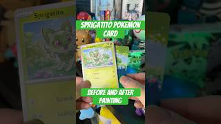 Showing off My 🍃Pokemon Card Paintings 🎨