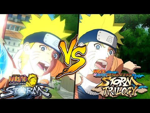 COMPARISON \ Naruto Ultimate Ninja Storm VS Naruto Ultimate Ninja Legacy - 1080p 60fps