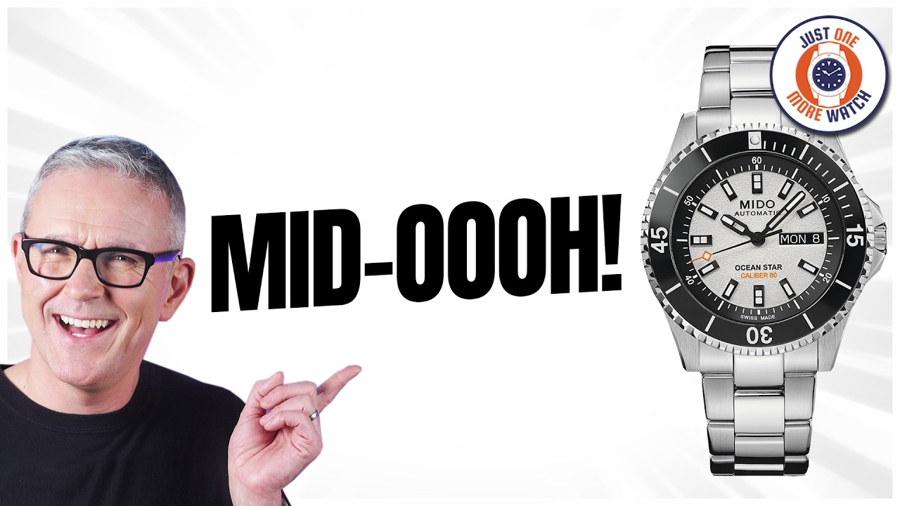 Mido Ocean Star 200 watch, front dial and bezel view