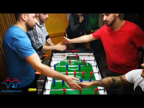 Foosball: Caruso - Giordano Vs Prete - Valsoni | Calciobalilla24