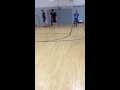 Mc Jin   "Wun Lern Chon" during gym basketball game