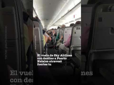 😲 Pasajeros vivieron un momento de miedo en su vuelo a Chile