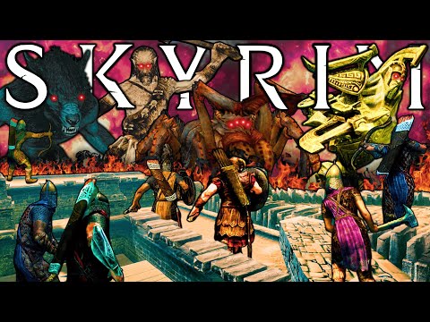 Skyrim City Survival: Giant, Centurion, Werewolf & Spider Edition