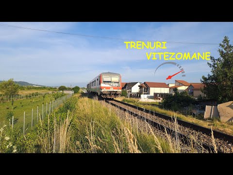 Trenuri în viteză langă Sibiu / Speeding trains near Sibiu Part 1