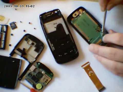 samsung sgh e250 -  flex repair / replace ; [pl] wymiana paska (na kacu)