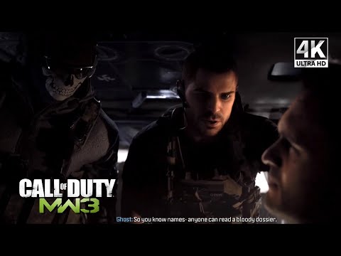 Makarov Threatens Ghost to reveal his Secret Identity Scene Call Of Duty Modern Warfare 3 COD MW3