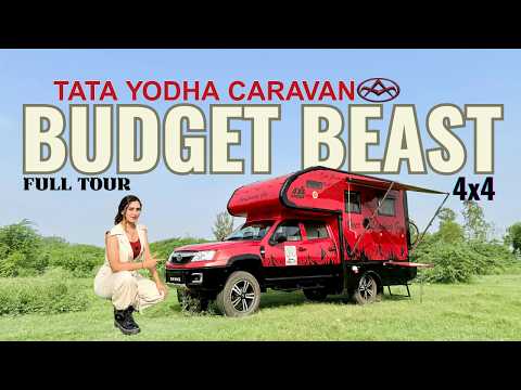 🔥 THE WAIT IS OVER! Full Tour: 🚐 NEW 4x4 Tata Yodha Caravan in India | Motorhome Adventures