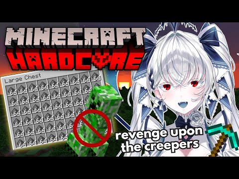 Insane Hardcore Minecraft - Spectra Libitina Ch. V&U Gunpowder & Cactus Farm!