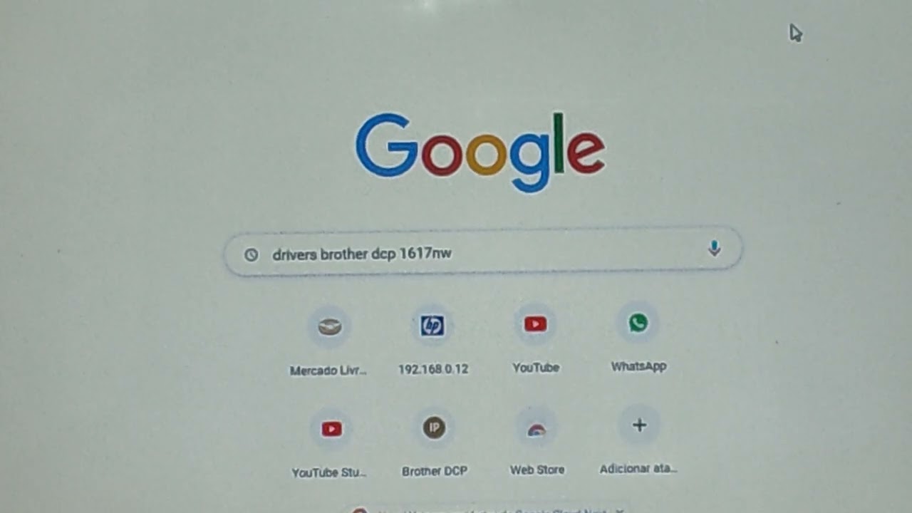 Como fazer a instalação da impressora Brother DCP 1617nw na rede - Configuração-Identificação de IP.